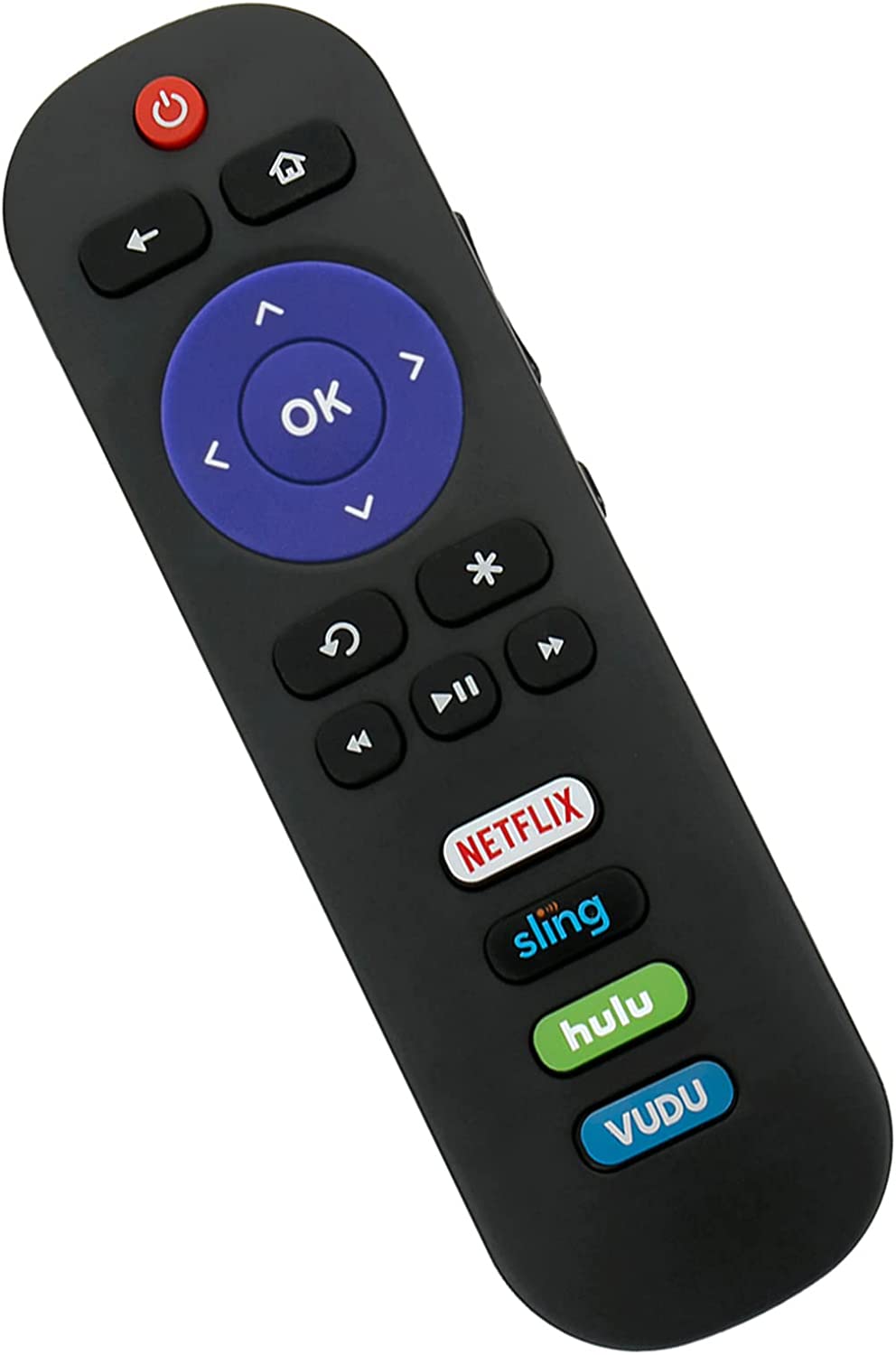 RC280 Replacement Remote Applicable for TCL Roku TV 55UP120 32S4610R 50FS3750 32FS3700 32FS4610R 32S800 32S850 32S3850 48FS3700 55FS3700 65S405 43S405 49S405 40S3800 50S431 55S431 43S435 50S435 43S525 Lowest Price