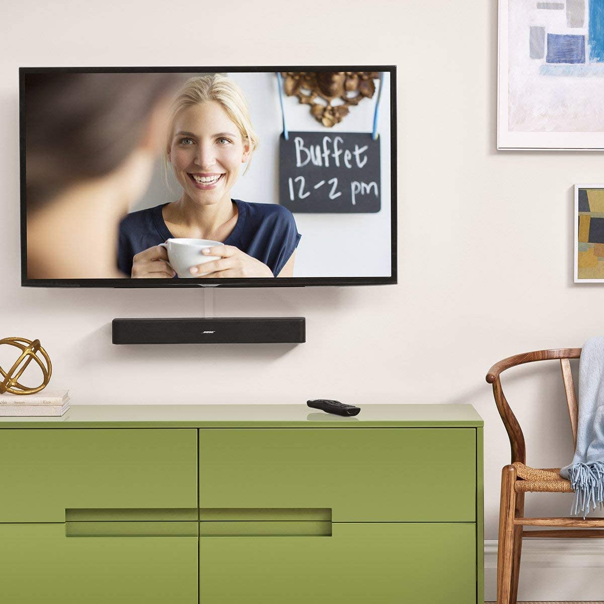Bose Solo 5 TV Soundbar Sound System with Universal Remote Control, Black Reasonable Price