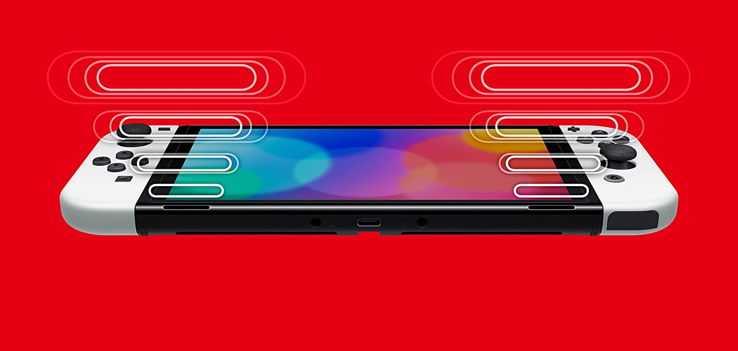 Nintendo Switch (OLED Model) - Neon Blue/Neon Red Reasonable Price