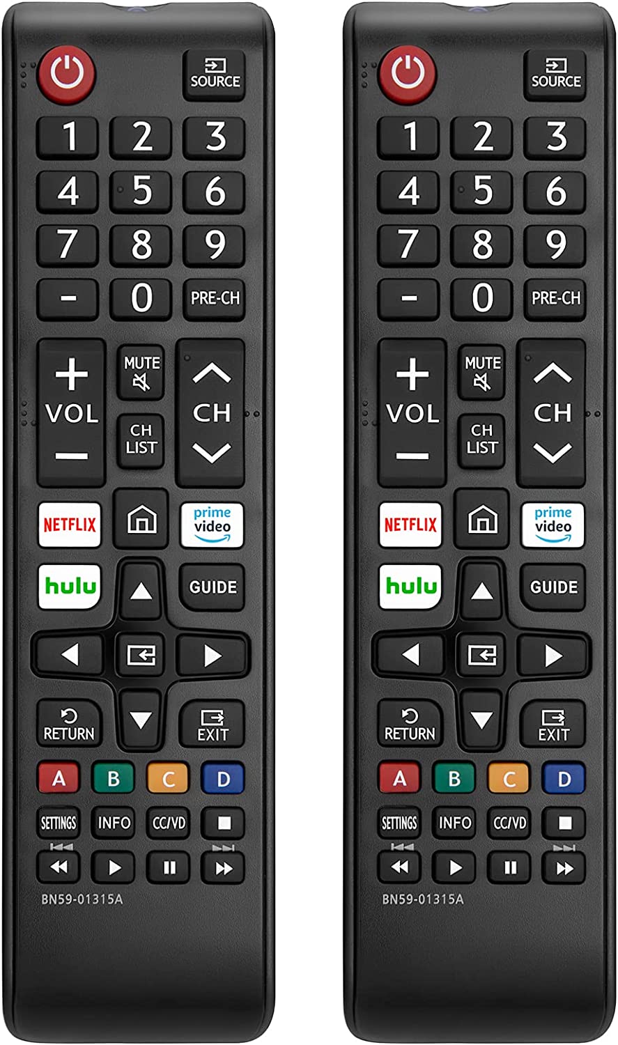 【Pack of 2】 New Universal Remote for All Samsung TV Remote, Replacement Compatible for All Samsung Smart TV, LED, LCD, HDTV, 3D, Series TV Best Price
