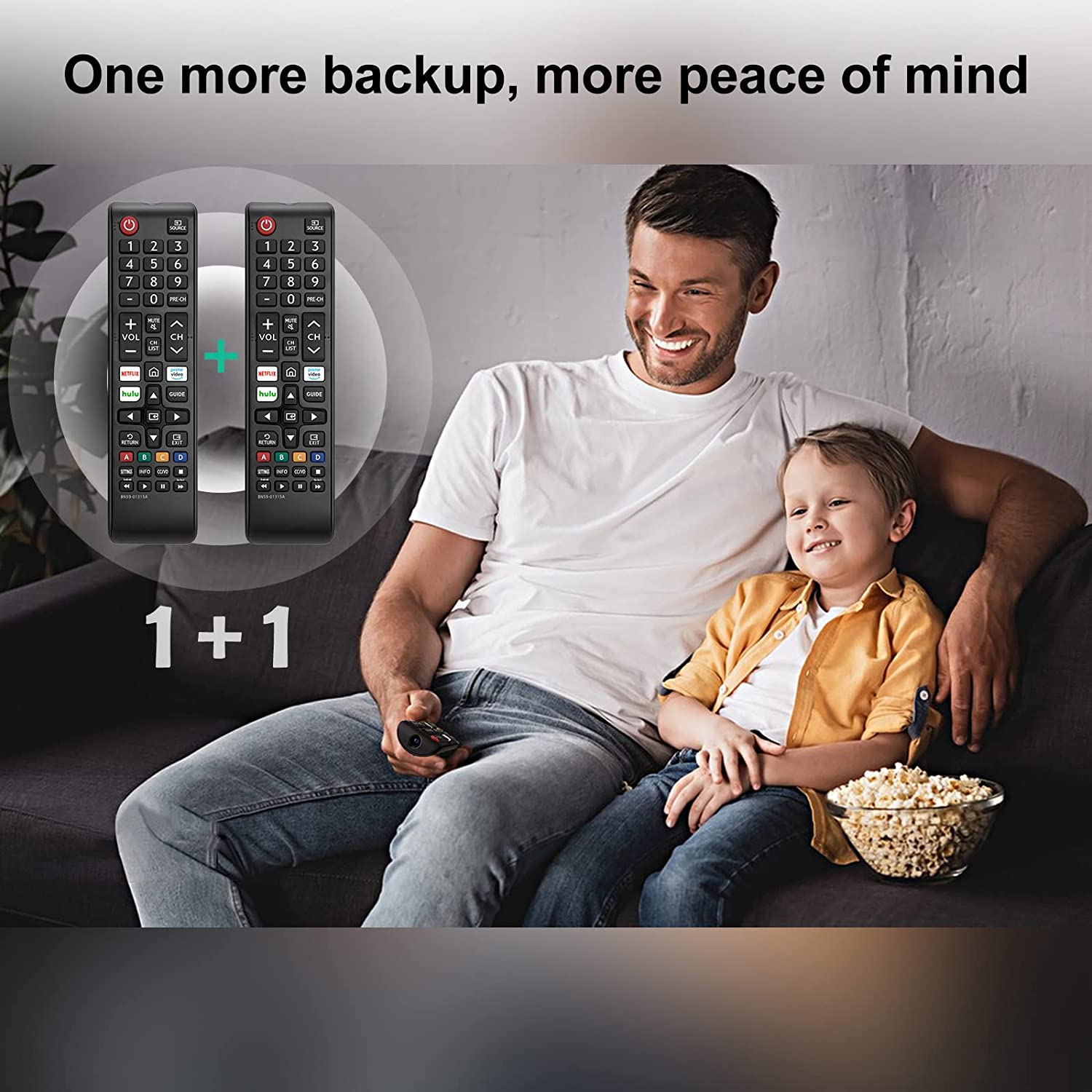 【Pack of 2】 New Universal Remote for All Samsung TV Remote, Replacement Compatible for All Samsung Smart TV, LED, LCD, HDTV, 3D, Series TV Cheapest Price