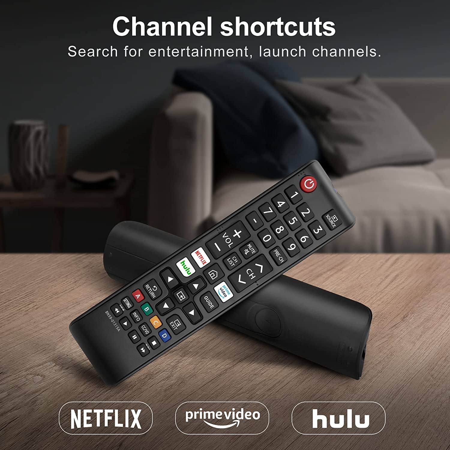 【Pack of 2】 New Universal Remote for All Samsung TV Remote, Replacement Compatible for All Samsung Smart TV, LED, LCD, HDTV, 3D, Series TV Reasonable Price
