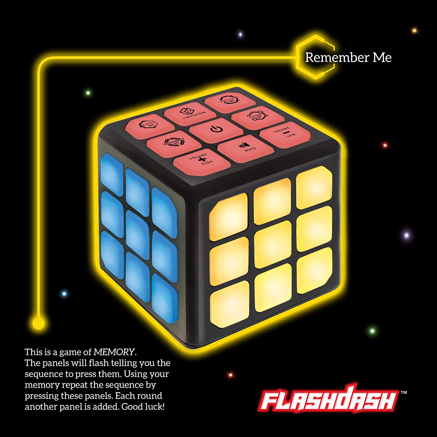 Winning Fingers Flashing Cube Electronic Memory & Brain Game | 4-in-1 Handheld Game for Kids | STEM Toy for Kids Boys and Girls | Fun Gift Toy for Kids Ages 6-12 Years Old Reasonable Price
