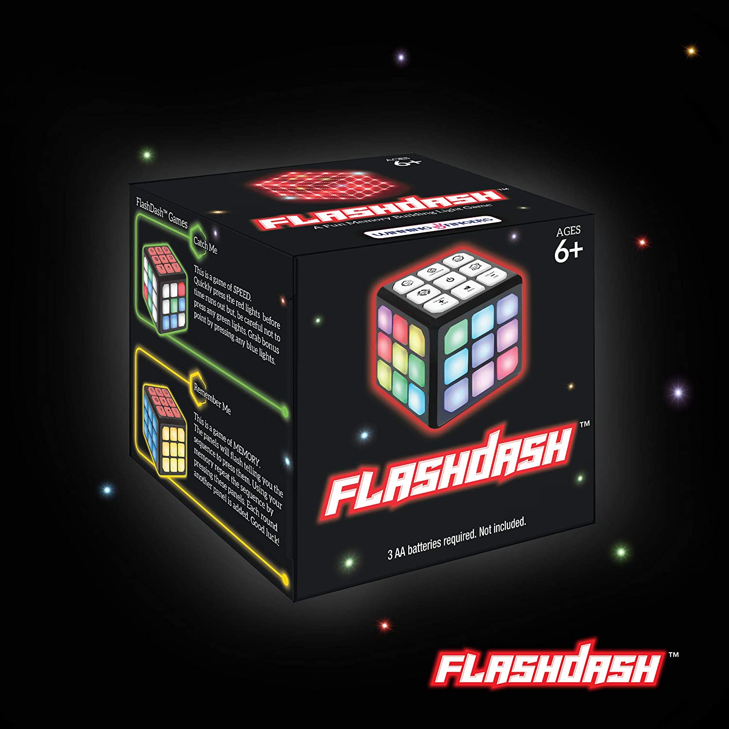 Winning Fingers Flashing Cube Electronic Memory & Brain Game | 4-in-1 Handheld Game for Kids | STEM Toy for Kids Boys and Girls | Fun Gift Toy for Kids Ages 6-12 Years Old Reasonable Price