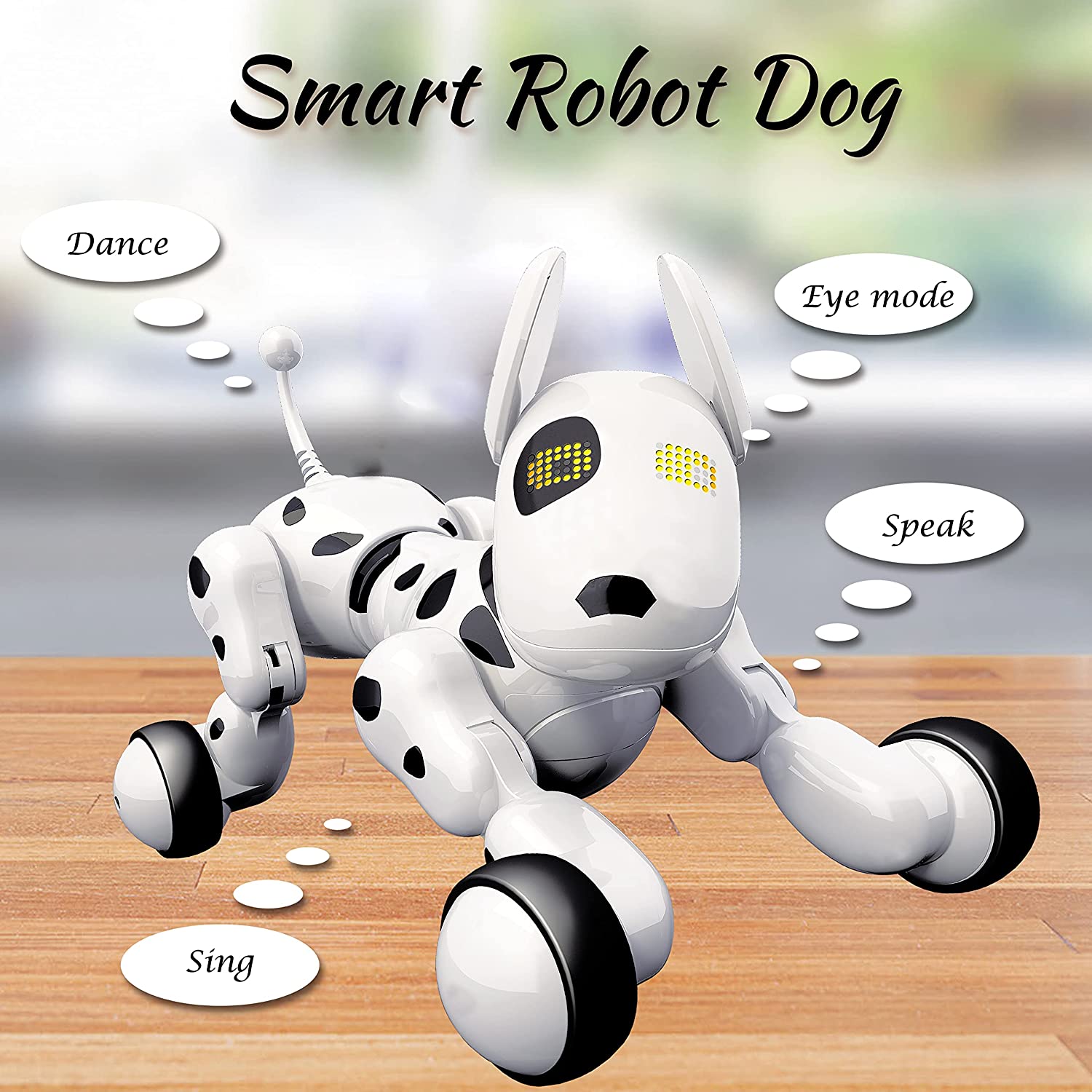 Dimple DC13991 Interactive Robot Puppy with Wireless Remote Control Kids Robotic Toy Electronic Pet RC Animal Dog Toy #1 for Kids That Sings, Dances, Eye Mode, Speaks for Boys/Girls Reasonable Price