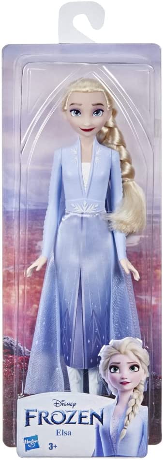 Disney Frozen 2 Elsa Frozen Shimmer Fashion Doll, Skirt, Shoes, and Long Blonde Hair, Toy for Kids 3 Years Old and Up Reasonable Price