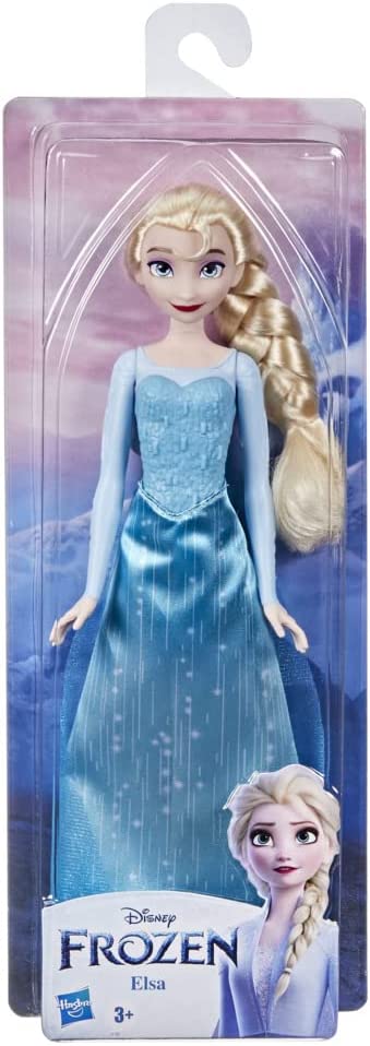 Disney Frozen Shimmer Elsa Fashion Doll, Skirt, Shoes, and Long Blonde Hair, Toy for Kids 3 Years Old and Up Lowest Price