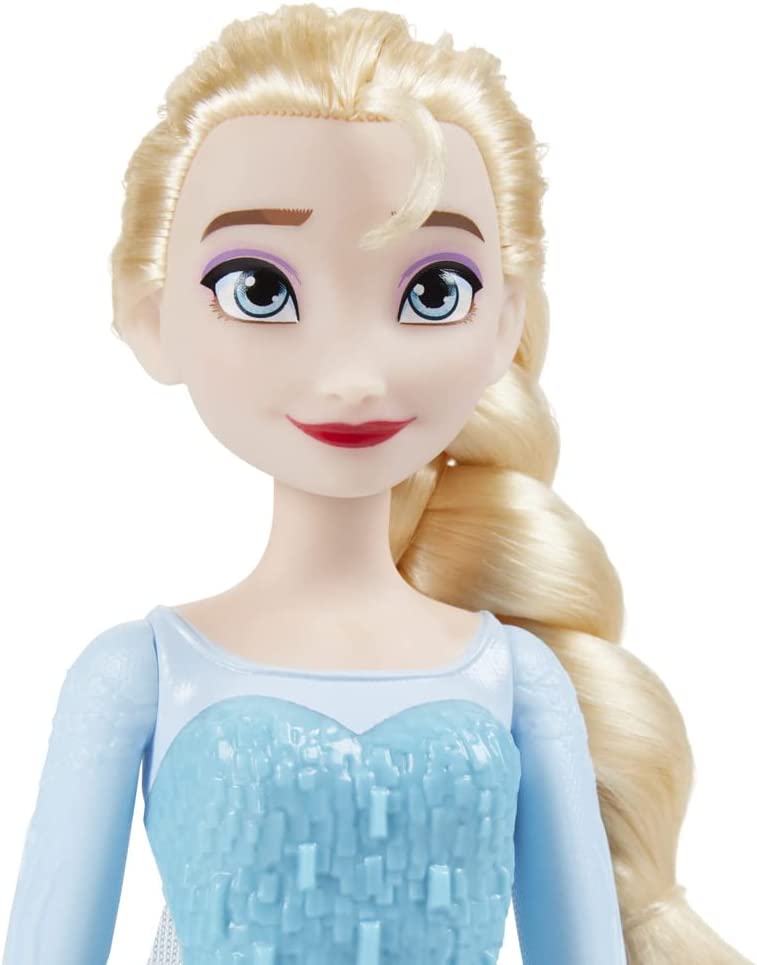 Disney Frozen Shimmer Elsa Fashion Doll, Skirt, Shoes, and Long Blonde Hair, Toy for Kids 3 Years Old and Up Reasonable Price