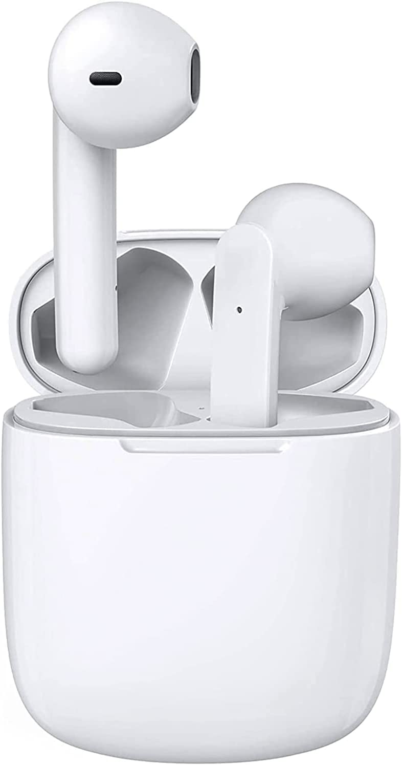 Wireless Earbud Bluetooth 5.0 Headphones Noise Cancelling Air Buds Pods 3D Stereo Ear pods in-Ear Ear Buds with Deep Bass Earphones Sport Headsets for Android/Samsung/Apple iPhone Best Price