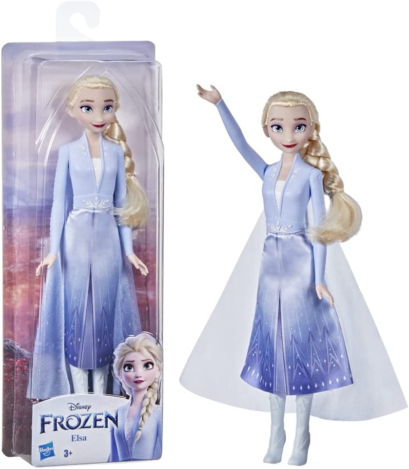 Disney Frozen 2 Elsa Frozen Shimmer Fashion Doll, Skirt, Shoes, and Long Blonde Hair, Toy for Kids 3 Years Old and Up Lowest Price