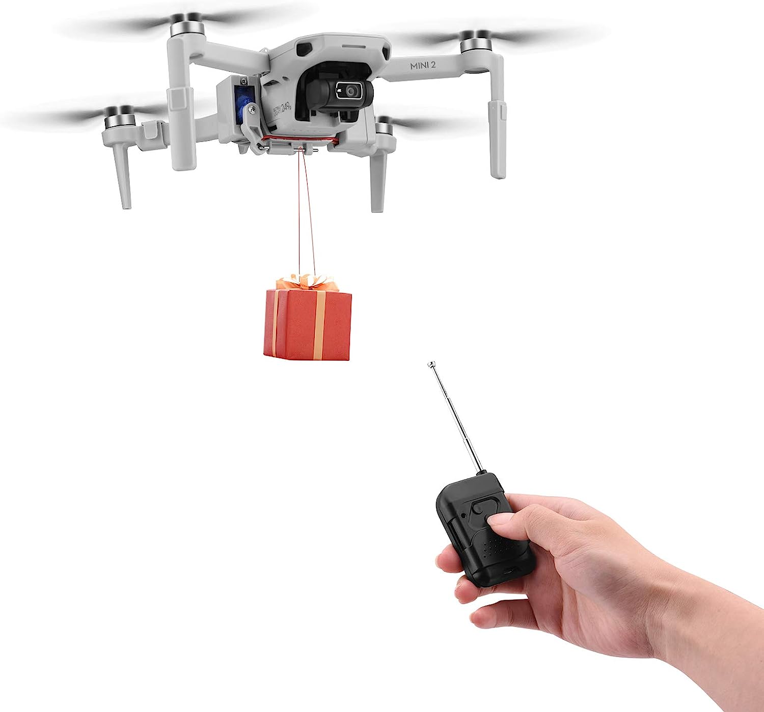 Airdrop Device for Mavic Mini/Mini 2 Drone Accessories Payload Delivery Transport Device Fishing Drone, Drop Fishing Line, Wedding Scene, Search&Rescue Compatible with Mavic Mini/Mini 2 and Mini SE Drone Best Price