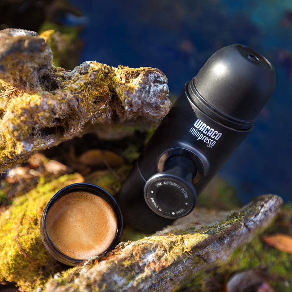 WACACO Minipresso NS, Portable Espresso Machine, Compatible with Nespresso Original Capsules and Compatibles, Handheld Coffee Maker, Travel Gadgets, Manually Operated, Perfect for Camping Reasonable Price